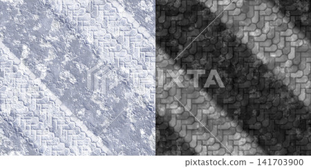 Muddy Tire Tracks Ambient Occlusion AO Map Technical Texture Muddy Tire Tracks Ambient Occlusion AO Map Technical Texture 141703900