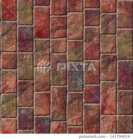 Multicolor Mosaic Brick Wall Seamless Texture Multicolor Mosaic Brick Wall Seamless Texture 141704014