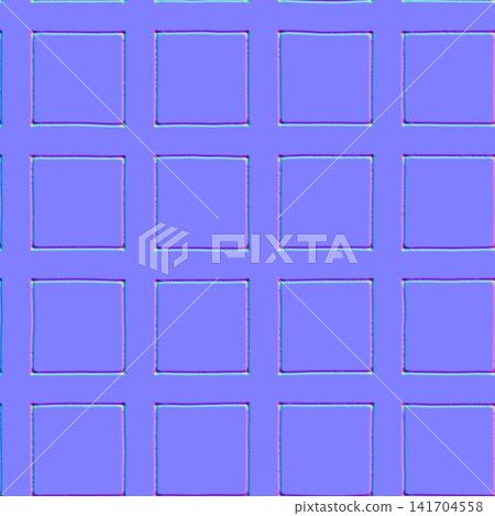 Simple Square Grid Normal Map Pattern Simple Square Grid Normal Map Pattern 141704558