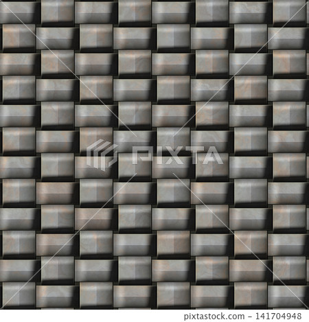 Industrial Old Metal Weave Seamless Texture Industrial Old Metal Weave Seamless Texture 141704948
