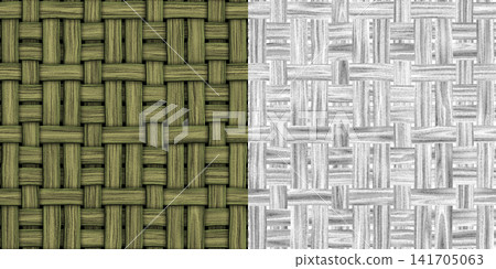 Split View of Plaid Textile Texture and Glowing Schematic Map Split View of Plaid Textile Texture and Glowing Schematic Map 141705063