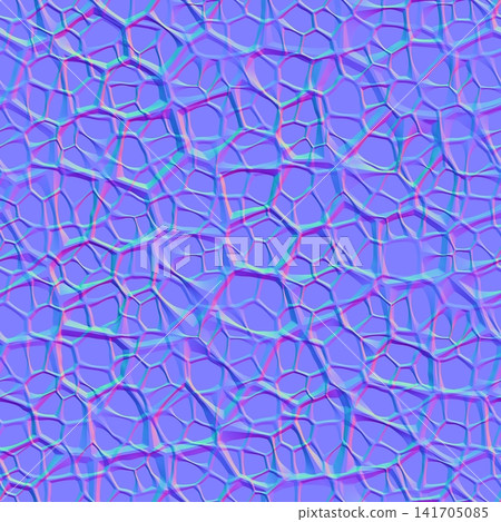 Layered Overlapping organic Cell normal map 141705085