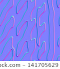 Organic Zebra Wave Normal Map Material 141705629