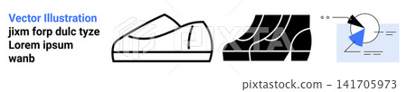 Fashion design, product concepts, graphic visualization, data analysis, education, and branding. Minimalist shoe sketches and stylized chart graphic. Fashion design and product concepts creatively Fashion design, product concepts, graphic visualization, data analysis, education, and branding. Minimalist shoe sketches and stylized chart graphic. Fashion design and product concepts creatively 141705973