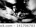 A monochrome, high-contrast sky 141706783
