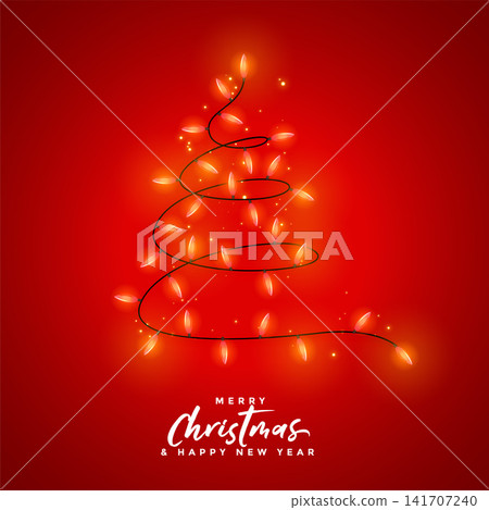 merry christmas red light decoration background design merry christmas red light decoration background design 141707240