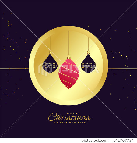 stylish merry christmas ornamental decoration background stylish merry christmas ornamental decoration background 141707754