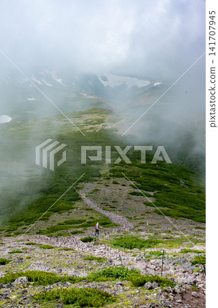 北海道黑岳登山途中的風景 141707945