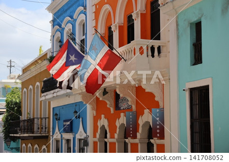 Colorful buildings in Puerto Rico Colorful buildings in Puerto Rico 141708052