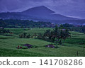 Bali, Indonesia-April 23 2023: Jatiluwih Rice Terraces Scenic area with verdant, undulating rice terraces in the heart of Tabanan Regency attracting hikers, cyclists and photographers. Bali, Indonesia-April 23 2023: Jatiluwih Rice Terraces Scenic area with verdant, undulating rice terraces in the heart of Tabanan Regency attracting hikers, cyclists and photographers. 141708286