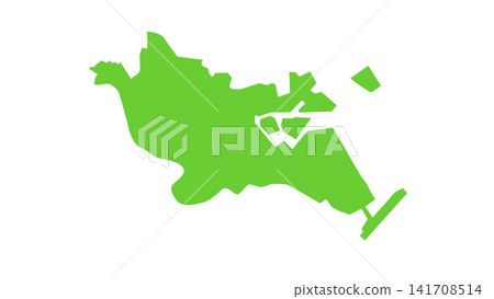 日本地圖：東京23區，大田區 141708514