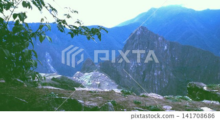 Machu Picchu ruins in Peru Machu Picchu ruins in Peru 141708686