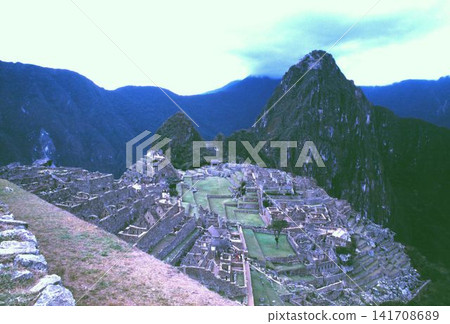 Machu Picchu ruins in Peru Machu Picchu ruins in Peru 141708689