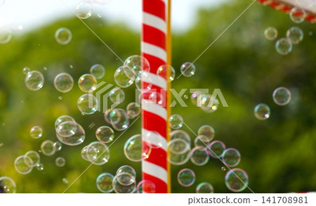 Soap bubble landscape Soap bubble landscape 141708981