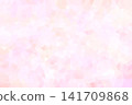 Pink polygon background with a spring theme 141709868