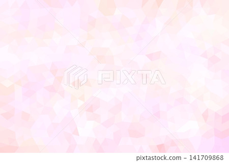 Pink polygon background with a spring theme 141709868