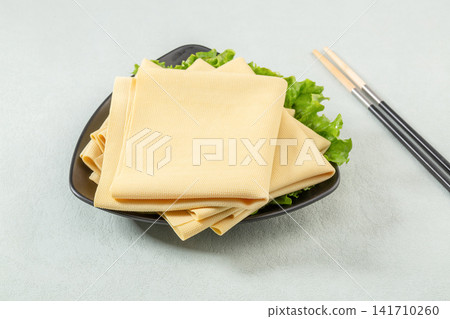 handmade Fresh Dried Tofu Skin Sheets Layered For Cooking Hot Pot handmade Fresh Dried Tofu Skin Sheets Layered For Cooking Hot Pot 141710260