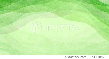 Elegant green abstract flowing wave pattern background Elegant green abstract flowing wave pattern background 141710429