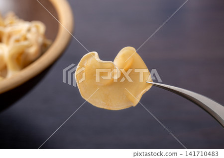 sliced White Jelly Fungus Ingredient For Asian Desserts sliced White Jelly Fungus Ingredient For Asian Desserts 141710483