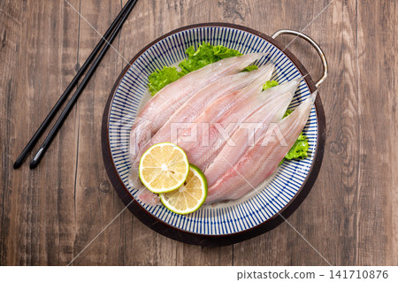 fresh raw sole fish fillets prepared for culinary cooking fresh raw sole fish fillets prepared for culinary cooking 141710876