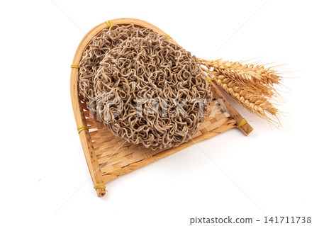 dried Buckwheat Scallion Instant Noodle Cakes Non Fried dried Buckwheat Scallion Instant Noodle Cakes Non Fried 141711738
