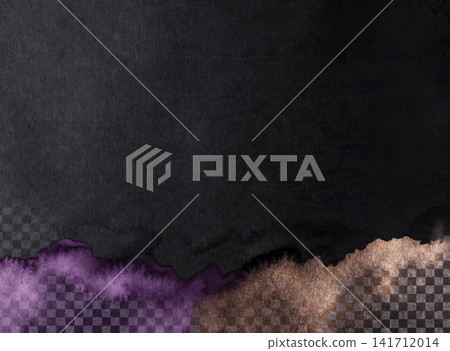 A chic background with purple and copper watercolors and a checkered pattern showing through the black washi paper at the bottom. A chic background with purple and copper watercolors and a checkered pattern showing through the black washi paper at the bottom. 141712014