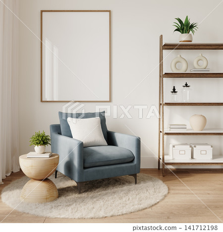 mock up poster in room interior 141712198
