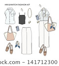 Dress-up fashion kit: Sheer French sleeve shirt and camisole for a chic casual look. 141712300