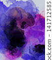 A dark, abstract texture in black and reddish-purple that expresses feelings of fear. 141712585
