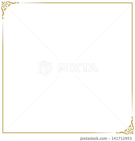 古董/復古/方形/框/框/金色/插畫/材質 古董/復古/方形/框/框/金色/插畫/材質 141712953