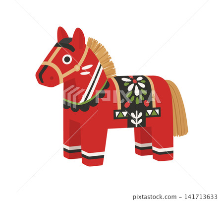 Hachiman Horse, flat illustration Hachiman Horse, flat illustration 141713633