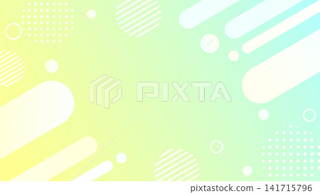 Pastel gradient Memphis background, light green, landscape orientation, 16:9 aspect ratio. Pastel gradient Memphis background, light green, landscape orientation, 16:9 aspect ratio. 141715796