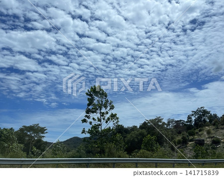 Scenic Tree and Rolling Hills Along Temiang Pantai Highway Malaysia Scenic Tree and Rolling Hills Along Temiang Pantai Highway Malaysia 141715839