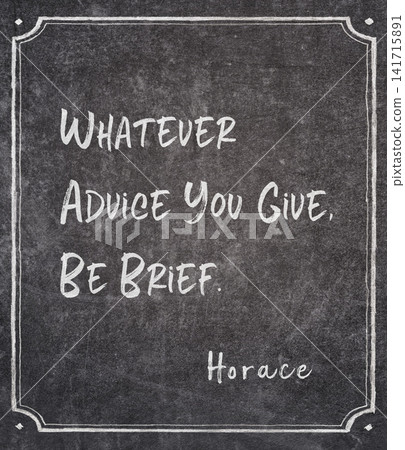 be brief Horace quote be brief Horace quote 141715891