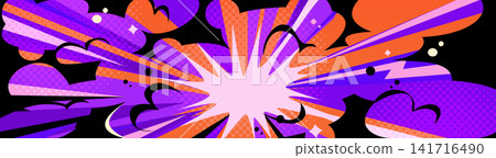 Comic book manga background with burst effect Comic book manga background with burst effect 141716490