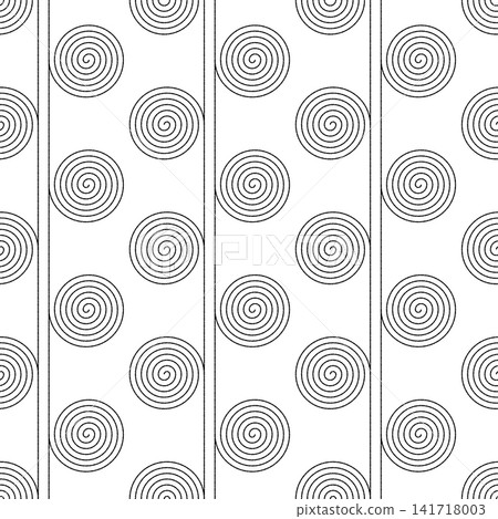 An abstract spiral pattern, perfect for textiles. An abstract spiral pattern, perfect for textiles. 141718003