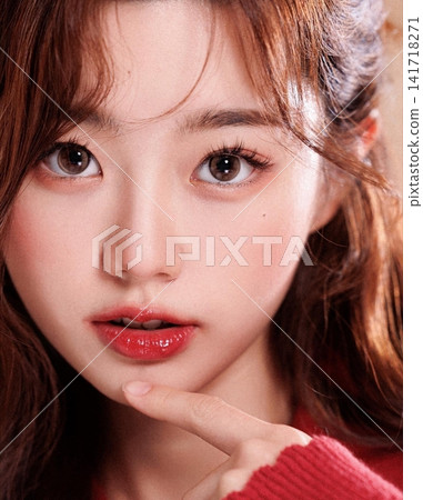Beautiful Young Asian Woman with Natural Glowing Skin, Smooth Black Hair and Healthy Fresh Beauty Portrait Beautiful Young Asian Woman with Natural Glowing Skin, Smooth Black Hair and Healthy Fresh Beauty Portrait 141718271