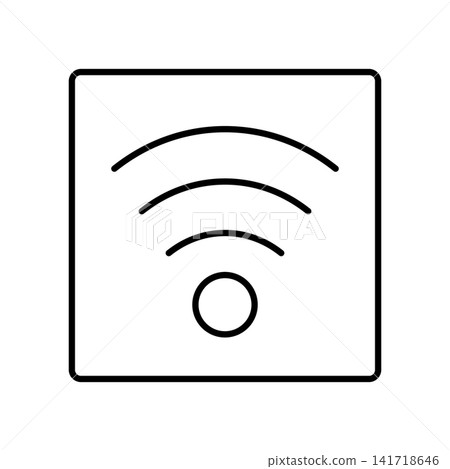 A simple Wi-Fi icon. A simple Wi-Fi icon. 141718646