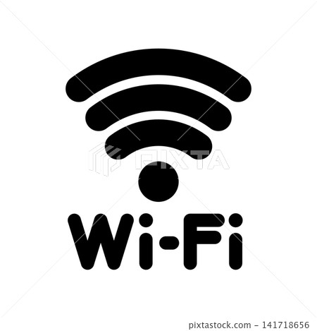 A simple Wi-Fi icon. 141718656