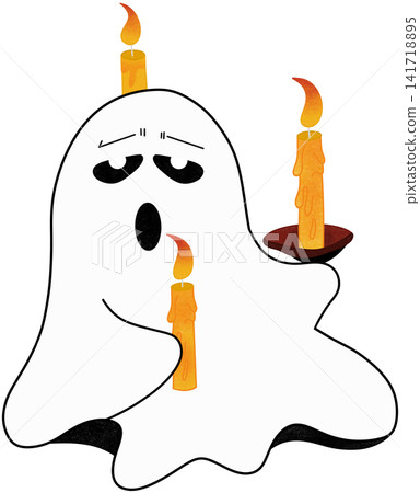 ghost holding candles ghost holding candles 141718895