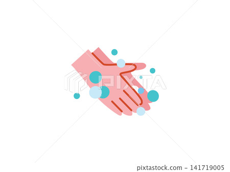 Simple handwashing illustration 141719005