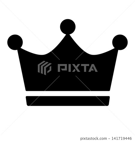 皇冠的簡單圖示插圖 001 皇冠的簡單圖示插圖 001 141719446