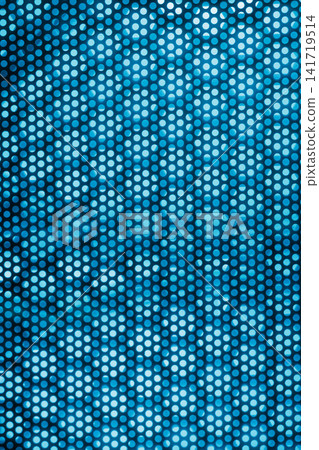 Close-up of hexagonal vent patterns on illuminated gaming rig Close-up of hexagonal vent patterns on illuminated gaming rig 141719514