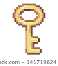 Pixel art of a key 141719824