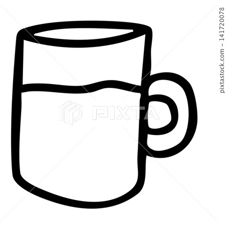 Hand drawn hot coffee mug outline for cafe, restaurant, drink menu, recipe, department store, supermarket, mart, caffeine, beverage, kitchenware, office workers, breakfast, workloads, work from home Hand drawn hot coffee mug outline for cafe, restaurant, drink menu, recipe, department store, supermarket, mart, caffeine, beverage, kitchenware, office workers, breakfast, workloads, work from home 141720078