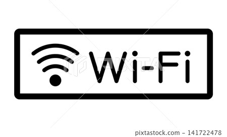 一個簡單的Wi-Fi圖示。 一個簡單的Wi-Fi圖示。 141722478