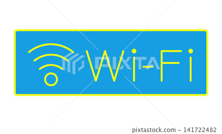 一個簡單的Wi-Fi圖示。 一個簡單的Wi-Fi圖示。 141722482
