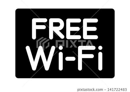 Icon indicating a free Wi-Fi hotspot. Icon indicating a free Wi-Fi hotspot. 141722483