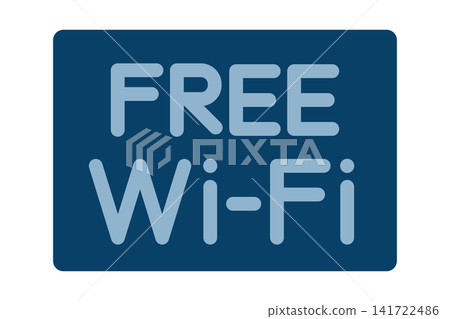 Icon indicating a free Wi-Fi hotspot. Icon indicating a free Wi-Fi hotspot. 141722486