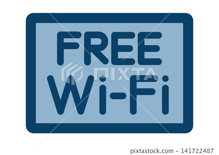 Icon indicating a free Wi-Fi hotspot. Icon indicating a free Wi-Fi hotspot. 141722487